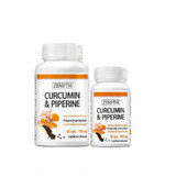 Confezione Curcumin & Piperine, 60 + 30 capsule, Zenyth
