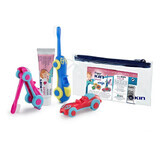 Kit da viaggio Kin dentifricio e spazzolino da denti per bambini