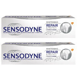 Sensodyne Whitening Repair & Protect Zahnpasta Packung, 75 ml + 75 ml, Gsk