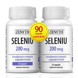 Confezione Selenio 200 mcg, 60 + 30 capsule, Zenyth