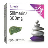 Silymarin 300 mg pack, 50+50 comprimés, Alevia