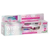 White Glo Micellar Toothpaste + Toothbrush, 150g, Barros Laboratories