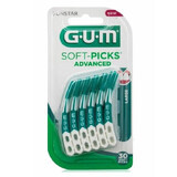Gum Softpicks Advance - Scovolino Large Gomma, 30 Pezzi