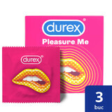 Prezervative Pleasure Me, 3 bucati, Durex