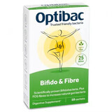 Probiotique avec Bifidobactéries et Fibres, 10 sachets, OptiBac