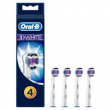 Porte-brosse à dents électrique Braun 3D White, 4 pièces, Oral-B