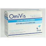 OmiVis lingettes oculaires stériles pour l'hygiène périoculaire à l'aloe vera et à l'acide hyaluronique, 20 pièces, Omisan Farmaceutici