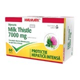 Silymarin Milk Thistle MAX 7000 mg, 60 comprimés pelliculés, Walmark