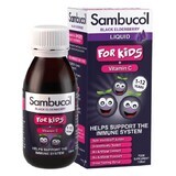 Sirop de sureau noir et de vitamine C pour enfants, 120 ml, Sambucol