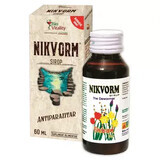 Nikvorm sirop pour l'élimination des parasites intestinaux Bio Vitality, 60 ml