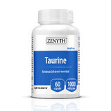 Taurin 1000 mg, 60 Kapseln, Zenyth