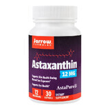 Astaxanthine 12mg Jarrow Formulas, 30 gélules, Secom