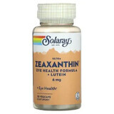 Ultra Zeaxanthine 6 mg Solaray, 30 gélules, Secom