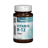 Vitamine B12 500 mcg, 100 gélules, VitaKing