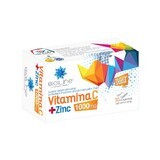 Vitamine C 1000 mg + Zinc, 30 comprimés, Helcor