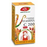 Vitamine C 200 mg avec marjolaine et argousier, F152, 60 comprimés à croquer, Fares