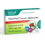 Vitamine C naturelle + Sélénium et Zinc, 30 comprimés, Rotta Natura