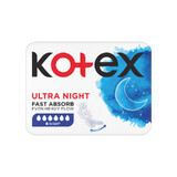 Serviette absorbante Ultra Night, 6 pièces, Kotex