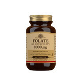 Acido folico Folato 1000 ug, 60 compresse, Solgar