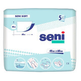 Seni Soft Super, serviettes hygiéniques, 40 cm x 60 cm, 5 pièces