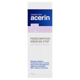 Acerin Perspirant, crème anti-transpirante pour pieds, 75ml