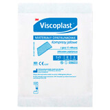 Viscoplast, compresses de gaze stériles, 17 fils, 8 couches, 5 cm x 5 cm, 3 pièces