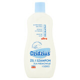 Dzidziuś Ultra Delicate, gel lavant et shampoing pour bébés et enfants, 500 ml