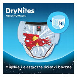 Huggies DryNites Boys, slips de nuit, pour garçons, 4-7 ans, 17-30 kg, 10 pièces