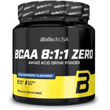 BCAA 8:1:1 Zéro framboise, 250 g, Biotech USA