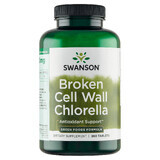 Swanson Chlorella Broken Cell Wall, parois cellulaires rompues, 360 comprimés