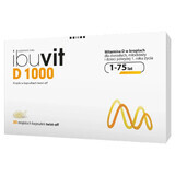 Ibuvit D 1000, vitamine D pour enfants de plus de 1 an, adolescents et adultes, 30 gélules twist off