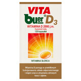 Vita Buer D3, vitamine D 2000 UI, 120 gélules