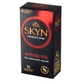 Unimil Skyn Intense Feel, prezervative non-latex cu conducte, 10 bucăți