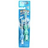 Spazzolino da denti attivo per bambini, Kids Quick, Coniglietto, 3-6 anni, Confezione da 2 Pezzi