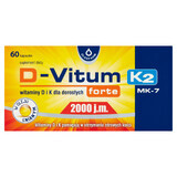 D-Vitum Forte 2000 IU. K2 MK-7, 60 capsules