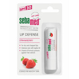 Baume à lèvres dermatologique protecteur avec SPF 30 Fraise, 4.8 g, Sebamed