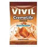 Bonbons sans sucre au caramel Creme Life, 60 g, Vivil