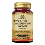 Solgar Vitamine D3 4000 IU, 60 gélules végétales