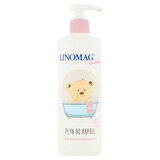 Linomag Emolients, lotion de bain pour bébés et enfants à partir de 7 mois, 400 ml