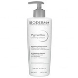 Bioderma Pigmentbio Crème Moussante, gel nettoyant crémeux, sans savon, 500 ml