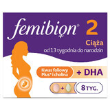 Femibion 2 Grossesse, 56 comprimés + 56 gélules