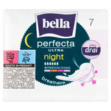 Bella Perfecta Ultra, serviettes hygiéniques avec ailettes, extra longues, Nuit, 7 pcs