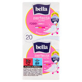 Bella Perfecta Ultra, SilkyDrai serviettes hygiéniques avec ailettes, deo fresh, Rose, 20 pcs