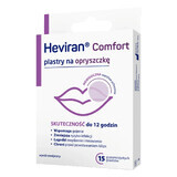 Heviran Comfort, patchs contre l'herpès, 15 pièces