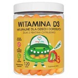 MyVita Vitamine D3, bonbons gélifiés naturels pour enfants et adultes, 120 pièces