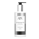 Apis, Gel nettoyant pour le nettoyage du visage au charbon actif, peaux grasses, mixtes et acnéiques, 300 ml