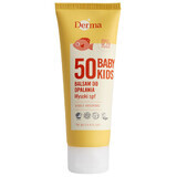 Derma Sun Baby/Kids, lotion solaire pour enfants, pour le visage et le corps, SPF 50, 75 ml