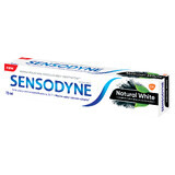 Sensodyne Natural White, dentifrice blanchissant au charbon actif, 75 ml