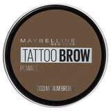 Maybelline Tattoo Brow, pommade à sourcils, 03 brun moyen, 3,5 ml