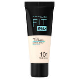 Maybelline me va! Fond de teint matifiant Matte and Poreless, n° 101, True Ivory, 30 ml